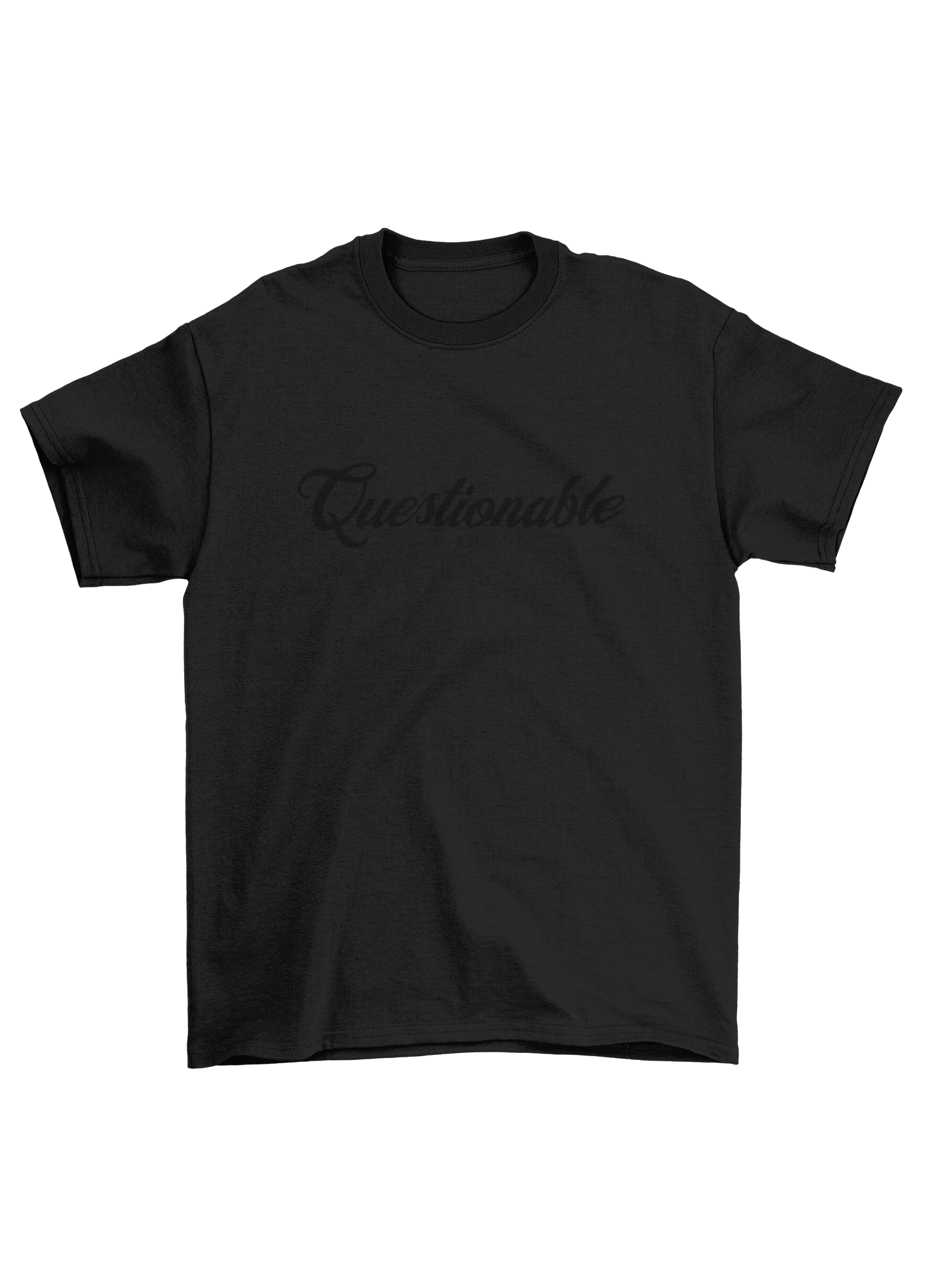 Questionable™ T-Shirt (Blackout & Whiteout)