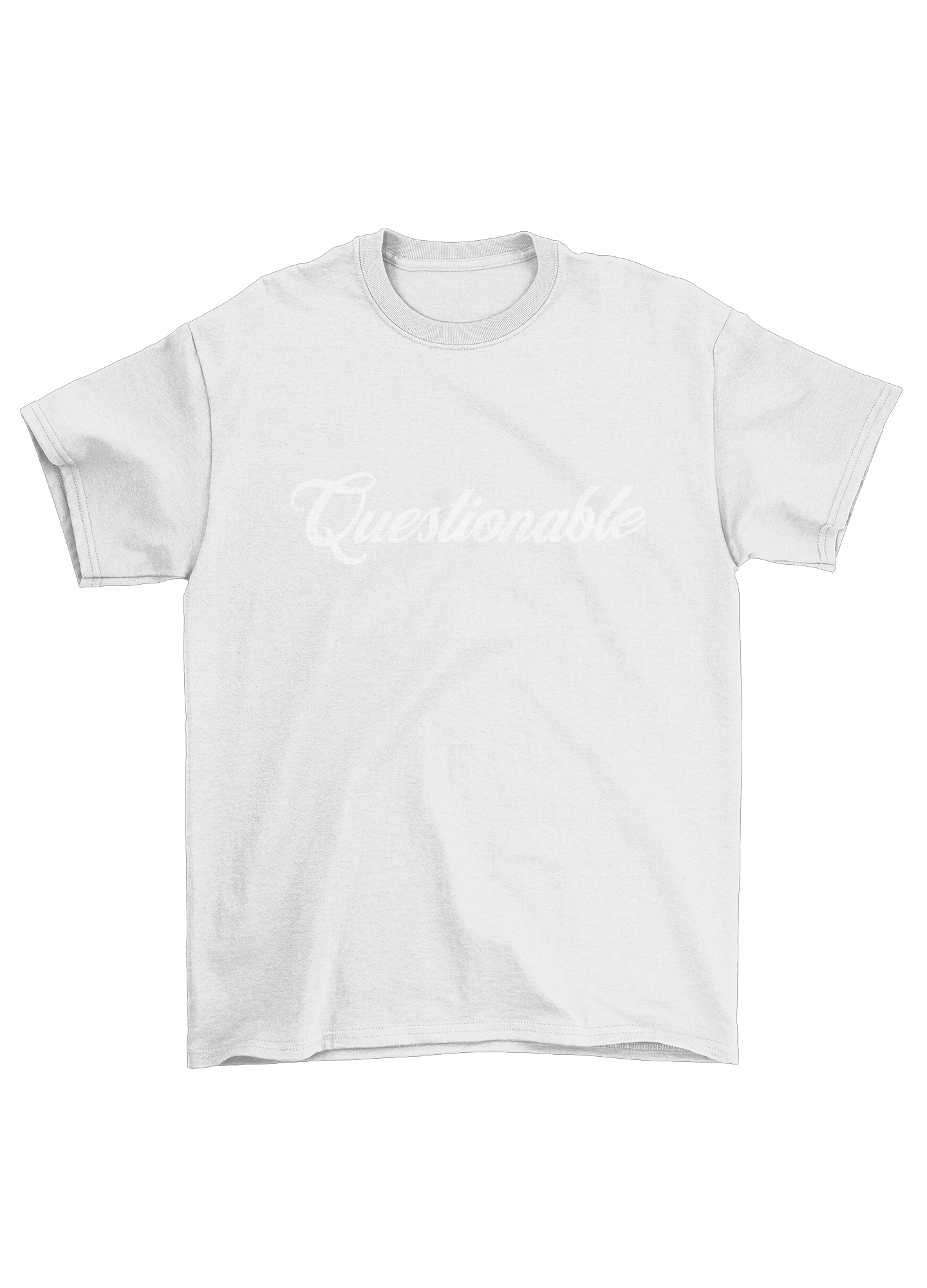 Questionable™ T-Shirt (Blackout & Whiteout)