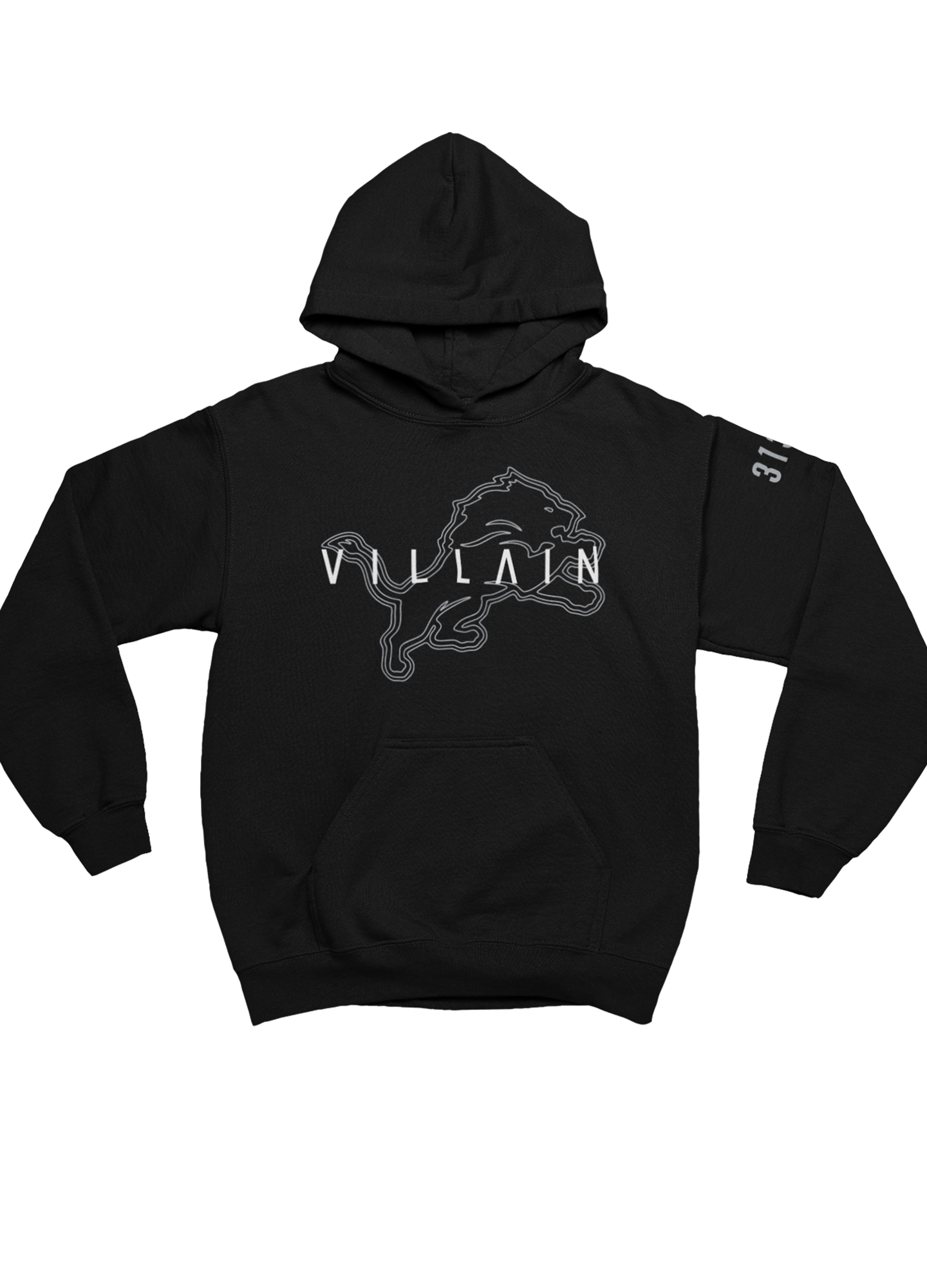 Brad Holmes Detroit Lions Villain White Hoodie