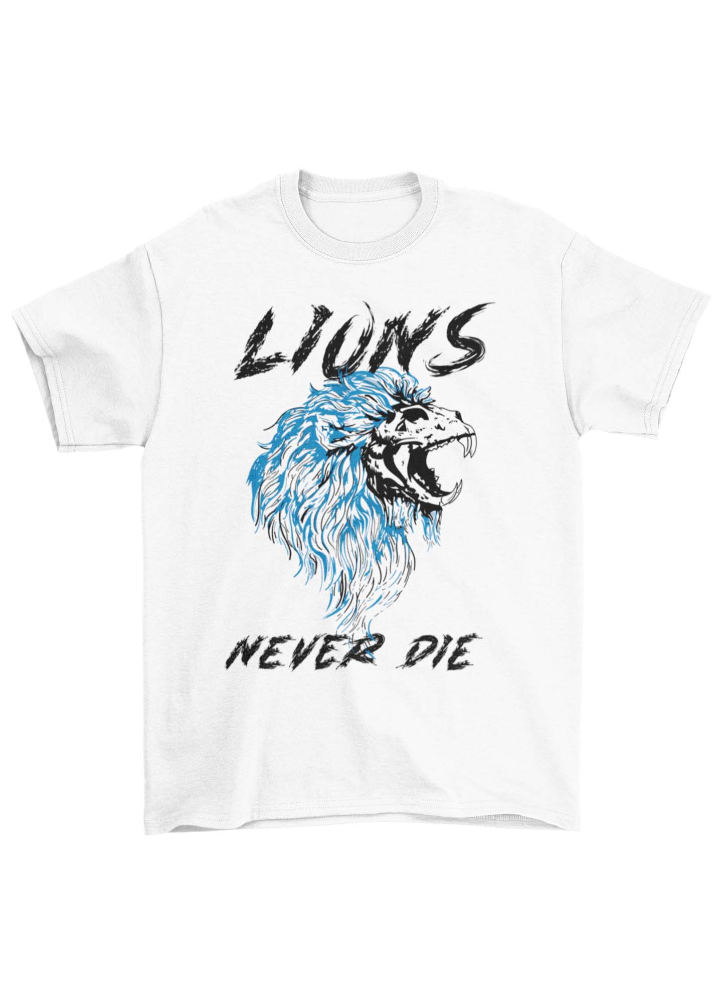 Lions Never Die™ T-Shirt – Questionable Teez