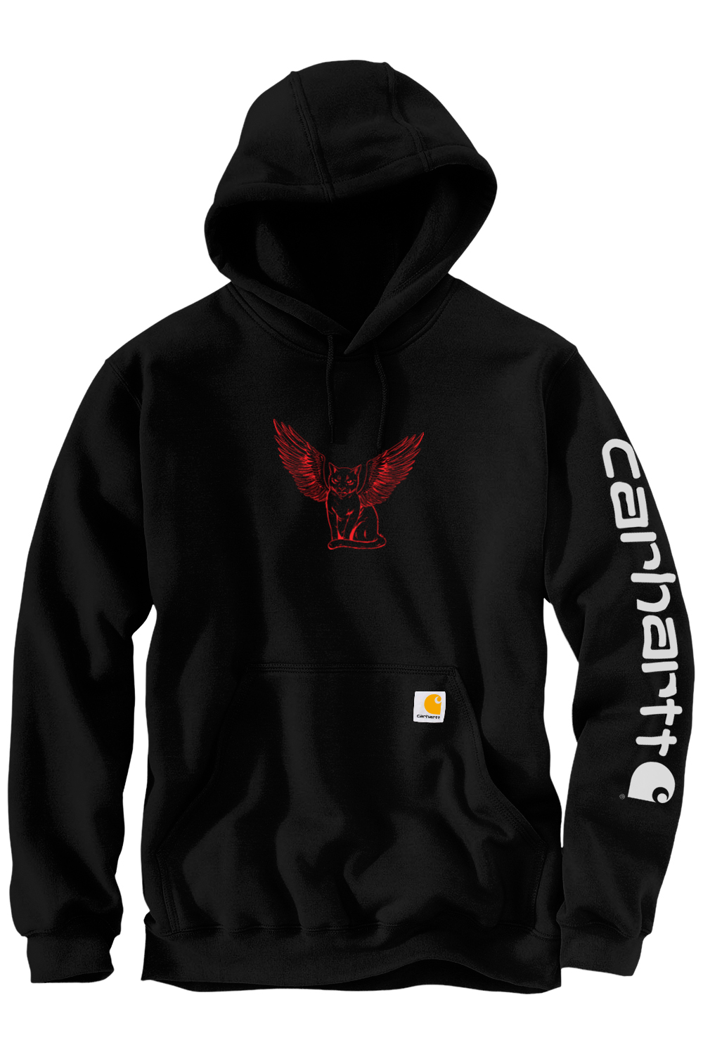 "The Cat" - Carhartt Midweight Wings Hoodie (runs large)