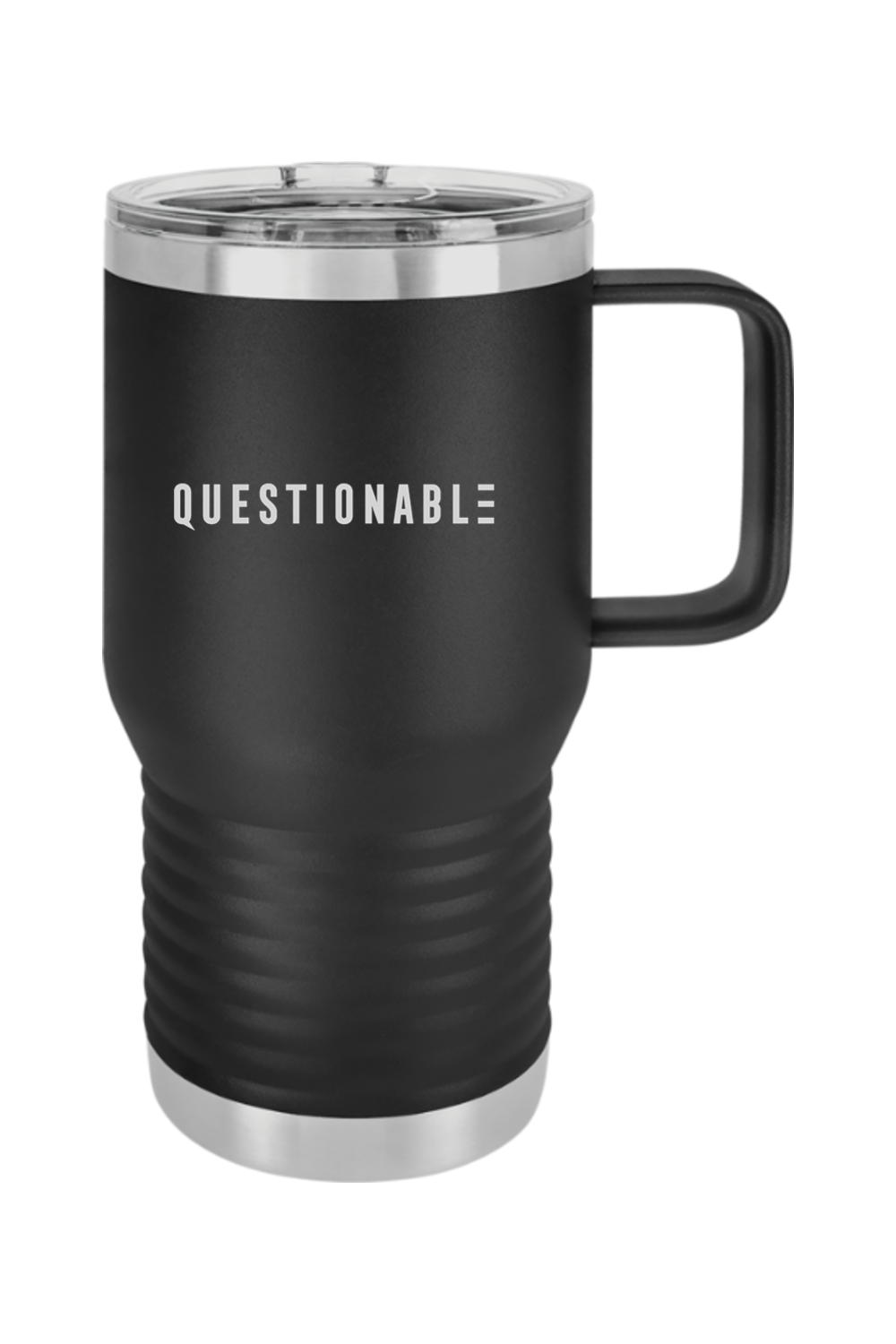 Questionable 20 oz Vacuum Insulated Travel Mug with Slider Lid