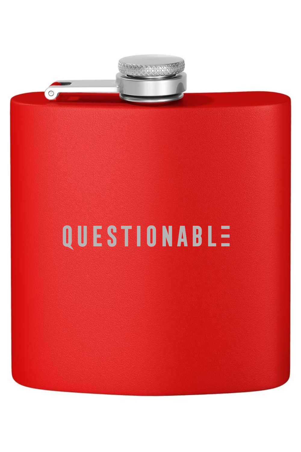 Questionable 6 oz. Stainless Steel Flask